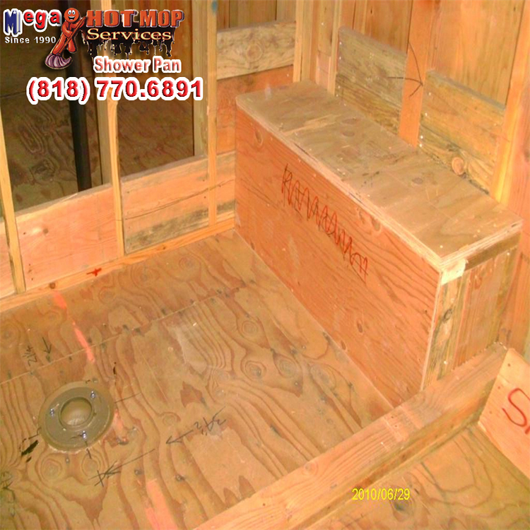 Mega Hot Mop Shower Pan Hot Mop